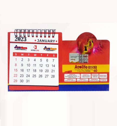 011-RN-MDF CALENDER PEN STAND