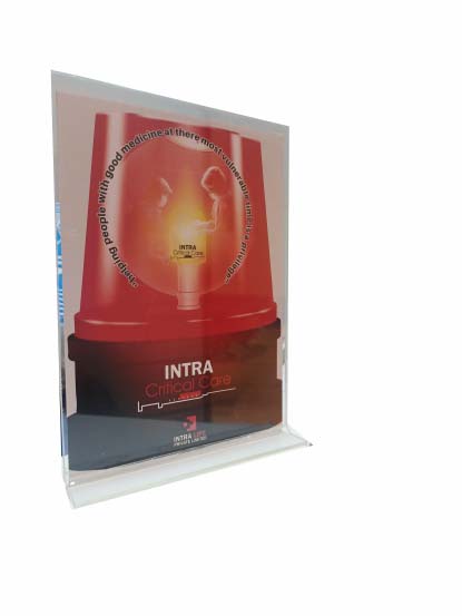 028- ILPL ACRYLIC A-5 RED DISPLAY STAND